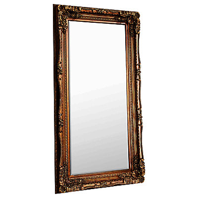 Carved Louis Leaner Mirror, 176 x 89.5cm Gold